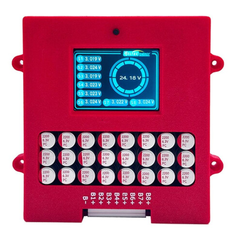 Lithium Lifepo4 8S Active Balancer with Voltage Display TFT Battery Voltage Tester 4S 6s 5a  Transfer Equalizer 2