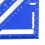 7in Aluminum Carpenter Square Rafter Measuring Tool Blue, 90 & 45 Triangular Ruler 8