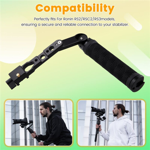 Hand-Held Kettle SLR Stabilizer Universal Joint Sling Handle for  Ronin RS2/RSC2/RS3 Stabilizers 2
