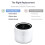 PM2.5 Hepa Filter for Levoit Air Purifier Core 200 Activated Carbon Filter Core 200S Air Purifier Filter 6