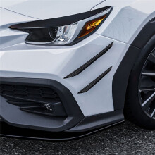 Car Front Bumper Outer Side Splitter Spoiler Canard Trim for WRX STI VB 2022+ Glossy Black