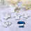 40Pcs Sublimation Keychain Blanks  Double Sided Heat Transfer Sublimation Keychains Shirt Shape Keychains 5