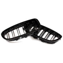 Car Front Hood Grill Dual Slats Racing Grill for 5 Series F10 F11 F18 520d 530d 540i 2010-2017 New Auto Accessories