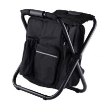 Lightweight Backpack Cooler Chair, Large Capacity, Folding for Travel & Beach