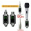 Convertidor de MicróFono InaláMbrico UHF, Transmisor XLR y Sistema de MicróFono Receptor para MicróFono DináMico 6