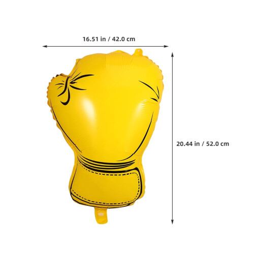 Boxhandschuh-Folienballons, mehrfarbig, 6 Stück 1