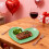 Bandeja de servir con forma de corazón para fiestas de San Valentín 5