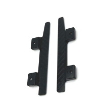 1 Paar RC Auto-Upgrade Linker- en Rechterpedaal voor 1/12 MN82 LC79 MN78 RC Auto-Upgrade-Accessoires Zwart