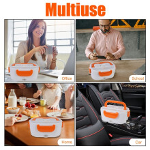 Vaisselle Boîte à Lunch Chauffante Électrique Voiture Travail Chauffage Bento Box Prise de Voiture Chauffe-Plats Récipient à Aliments à