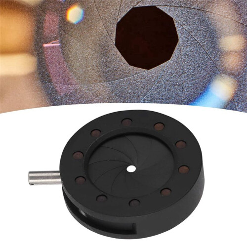 Adjustable Iris Diaphragm Mechanical Aperture Lens for Digital CameraM4 SK12, 1-12mm Diameter 2