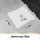 Vierkante antislip douchemat van PVC, 24x24 inch 2