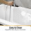 Vierkante antislip douchemat van PVC, 24x24 inch 5