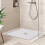 Vierkante antislip douchemat van PVC, 24x24 inch 6