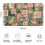 Tapete de banheiro Pioneer Flower Floral Antiderrapante 17x30 polegadas 3