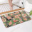 Tapete de banheiro Pioneer Flower Floral Antiderrapante 17x30 polegadas 4