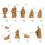 Nativity Set Resin Ornaments 10PCS Home Decoration 8