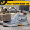 Ανδρικά slip-on παπούτσια εργασίας με ατσάλινη μύτη, αντιολισθητικά και ελαφριά 5