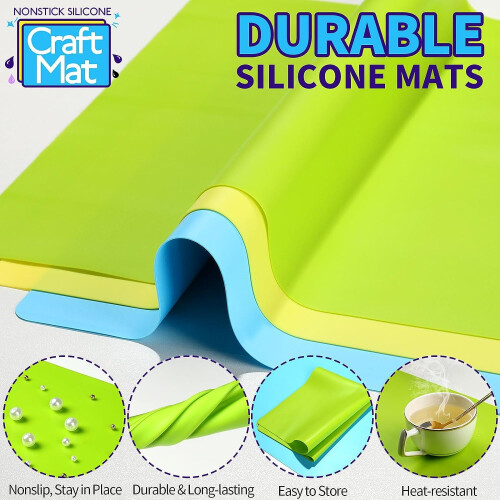 3-pack silikonmattor 35,5 x 28,5 cm 2