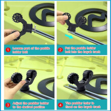 2PCS Universal Kayak Paddles Holder Plastic Canoes Oar Holder Easy Installation Kayak Rail Fishing Rod Holder
