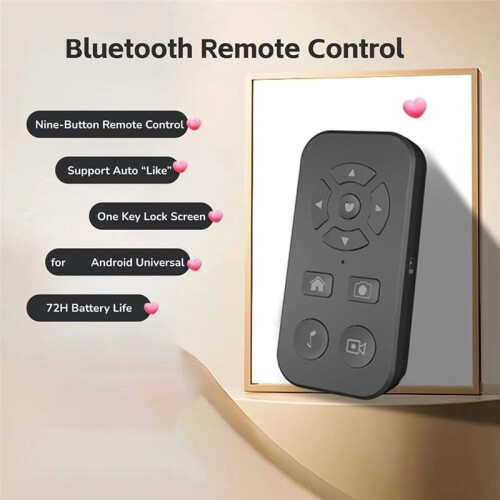 Remote for Mobile Phone Universal Remote Control Selfie Stick  Camera Controller White 2
