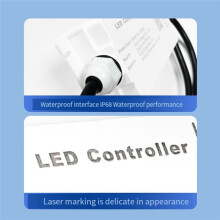 Tuya WIFI DC12V 24V LED Strip Waterproof Controller IP68 Rain-Proof with Tuya Voice Remote Control RGB