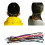 4Pcs Black Glasses Cord for Men 70cm 8