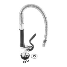 Commercial Sink Sprayer Valve with 44" Pre Rinse Hose, Pre Rinse Sprayer with Flexible Stainless Steel Hose Assembly