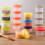 6-Pack 35ml Clear Plastic Jars with Leakproof Lids 5