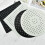 Tapis d'évier, Protection d'évier de cuisine, Tapis d'évier de cuisine, Rectangle noir 2