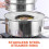 Bamboo Steamer Ring Adapter for Steaming Dumplings and Bao Buns 3
