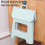 Folding Step Stool, Portable & Space-Saving, Plastic Collapsible Stool with Handle for Kitchen/Bathroom 5