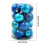 Staron blue Christmas ornaments shatterproof 16 pcs 3