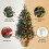 Flocked Fiber Optic Christmas Tree 3 ft to 4.5 ft 3