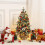 Flocked Fiber Optic Christmas Tree 3 ft to 4.5 ft 5
