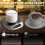 Electric Coffee Cup Warmer with 3 Temp Settings and Auto 5