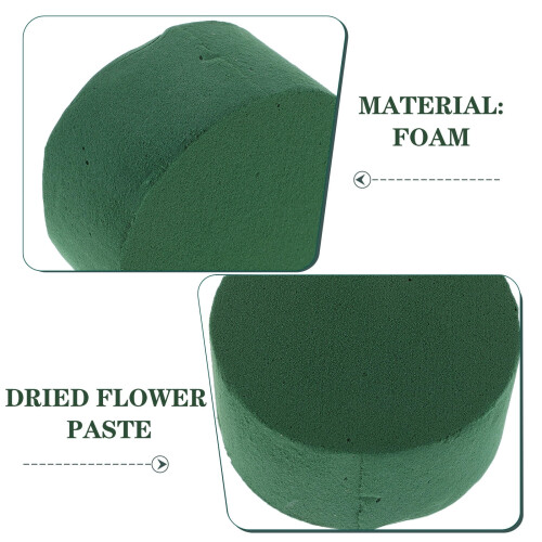 10 blocs de mousse florale verte 8x8x4cm 2