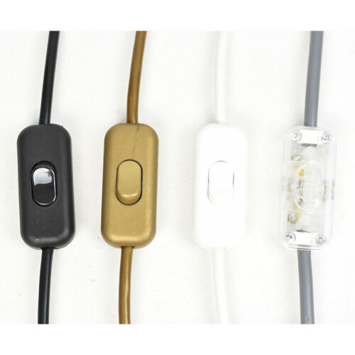 Light Switch AC0-250V6A Inline On / Off Table Desk Cord Control DIY J5U3X3K6 1
