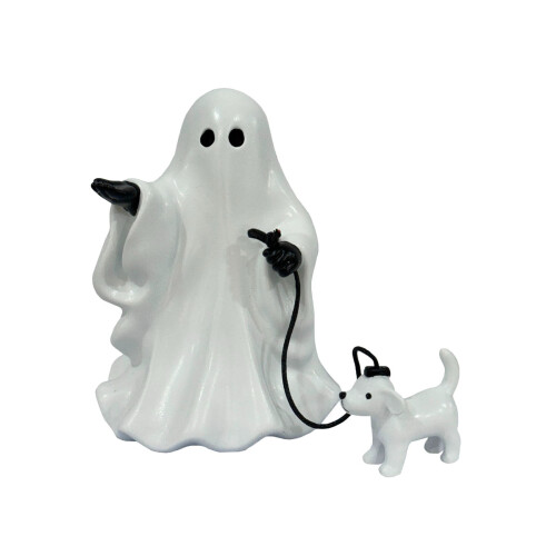 Ghost and Dog Candle Holder – Halloween Tabletop 1