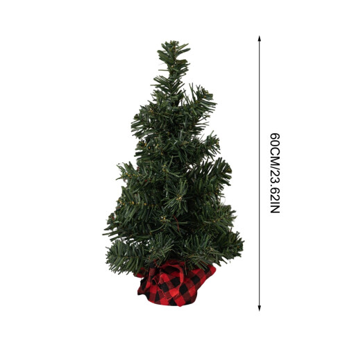 Mini Christmas Tree Artificial 16 Inch Green Pine Table 1
