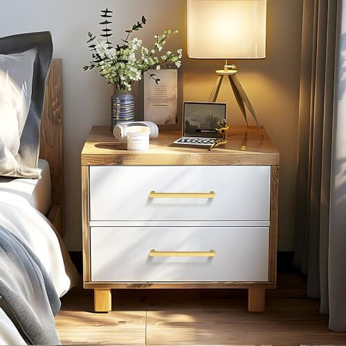 Gold Square Cabinet Pulls Stainless Steel 10-Pack 1
