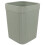 Household Trash Bin Square Green Plastic1Pack11.8X9.1X9.1In 3