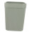 Household Trash Bin Square Green Plastic1Pack11.8X9.1X9.1In 4