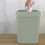 Household Trash Bin Square Green Plastic1Pack11.8X9.1X9.1In 5