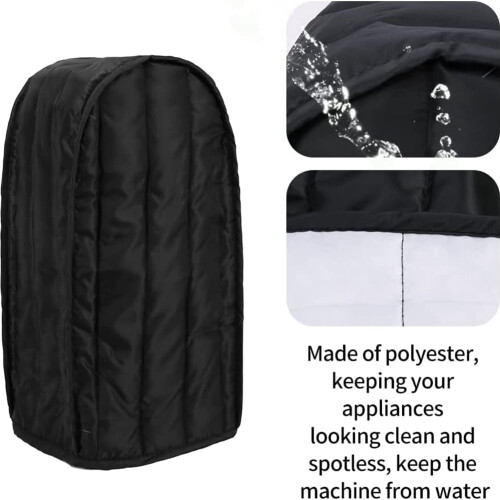 Blender Cover, Proof Stain Blender Cover for Kitchen(Black) 2
