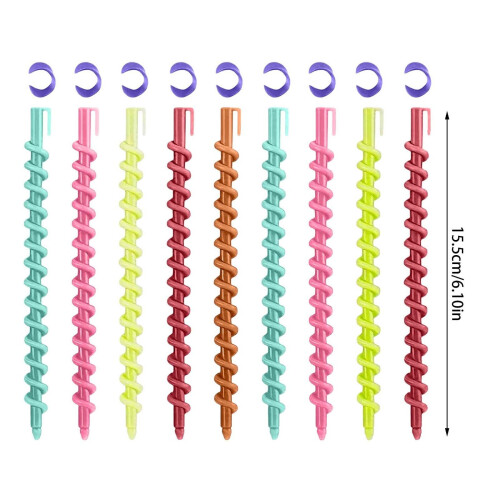 Spiral-Lockenstäbe, 26-teiliges Set 2