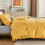 Parure de lit King 3 pièces en microfibre douce doublement brossée 4