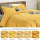 Parure de lit King 3 pièces en microfibre douce doublement brossée 5