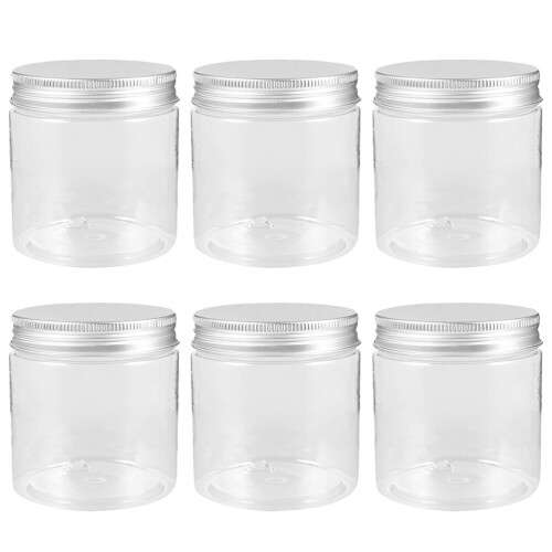 YEAHIBABY Aluminiumburkar i blandade färger för torrfoder, kaffe och te, 250 ml, 6 st 1