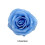 Mini Artificial Rose Heads Sky Blue 1 Pack 3