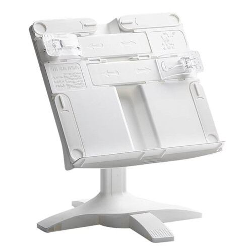 Reading Bookshelf Adjustable Rotatable Lifting Landing Reading Book Support Multifunctional Tablet Books Holder A